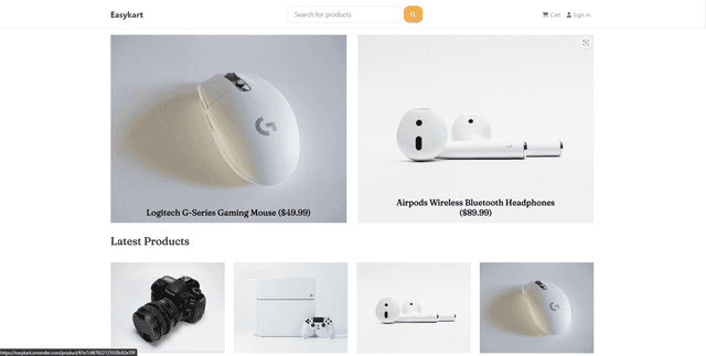 E-commerce Fullstack MERN Web app